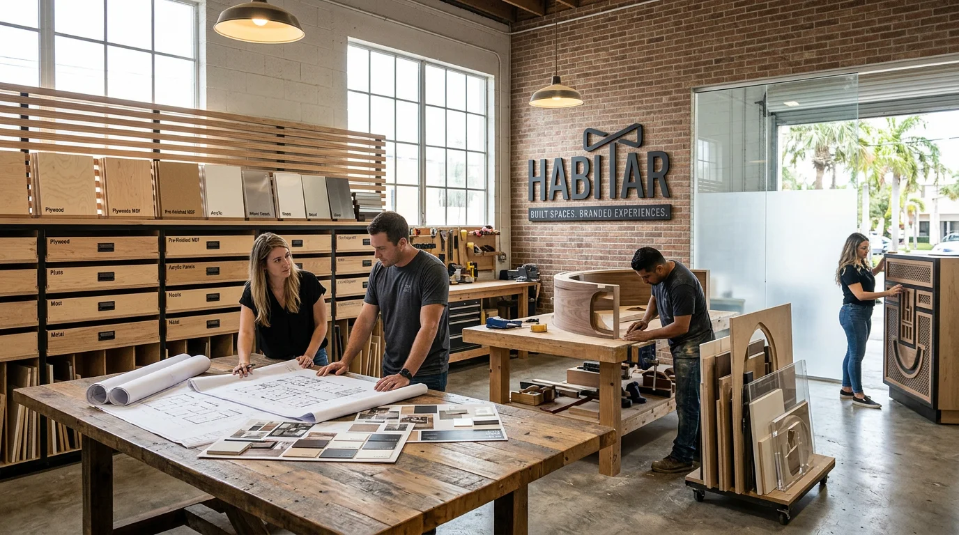 Habitar 91 design studio creating commercial spaces and branded environments