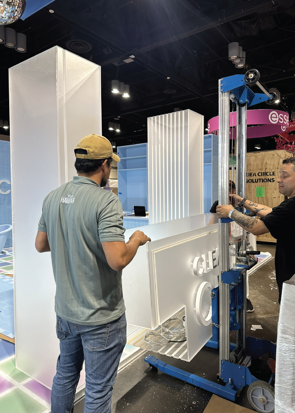 Habitar 91 production process for commercial spaces and branded environments