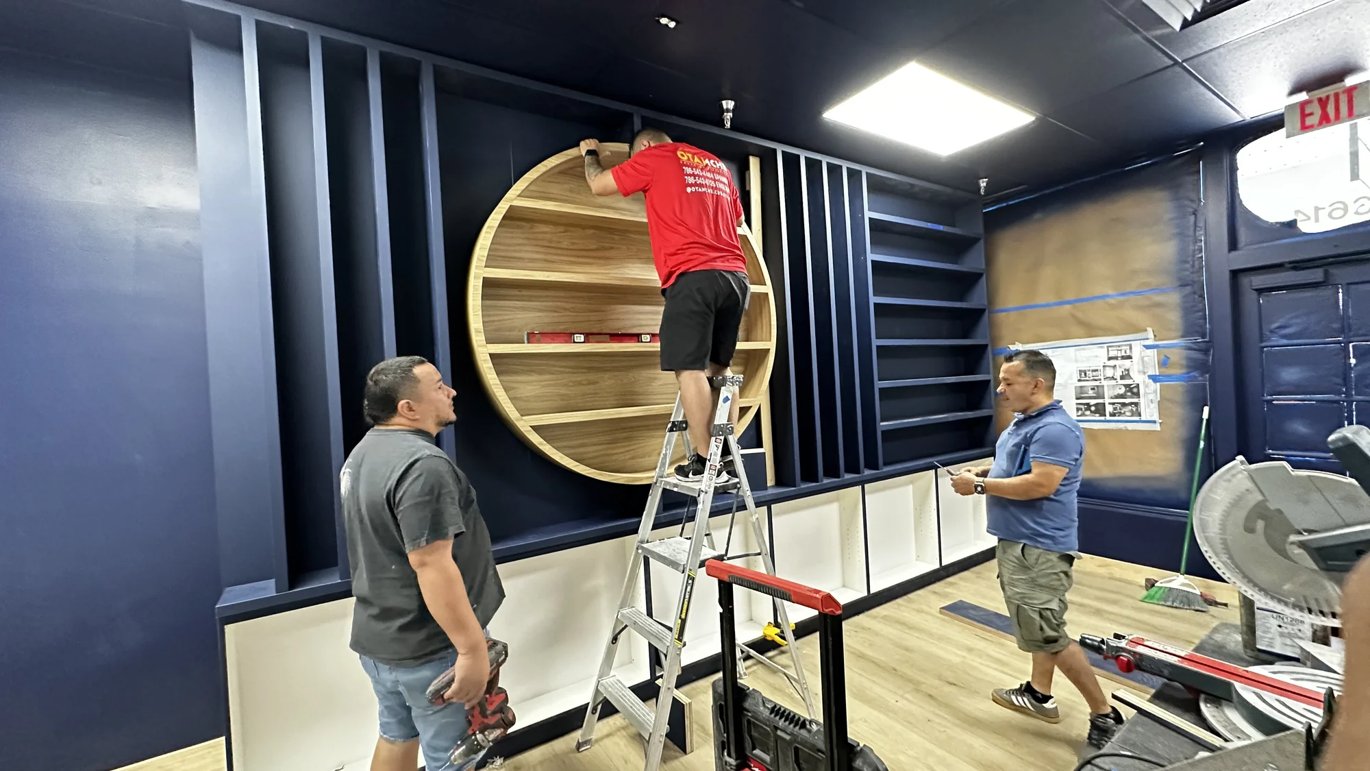 Harmony Med Spa commercial buildout construction process in Davie Florida